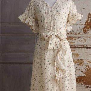 Ele Story ruffle wrap dress